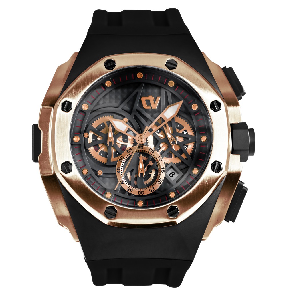 Christ Verra Men's Watches CV C 71097G-38 BLK/RG