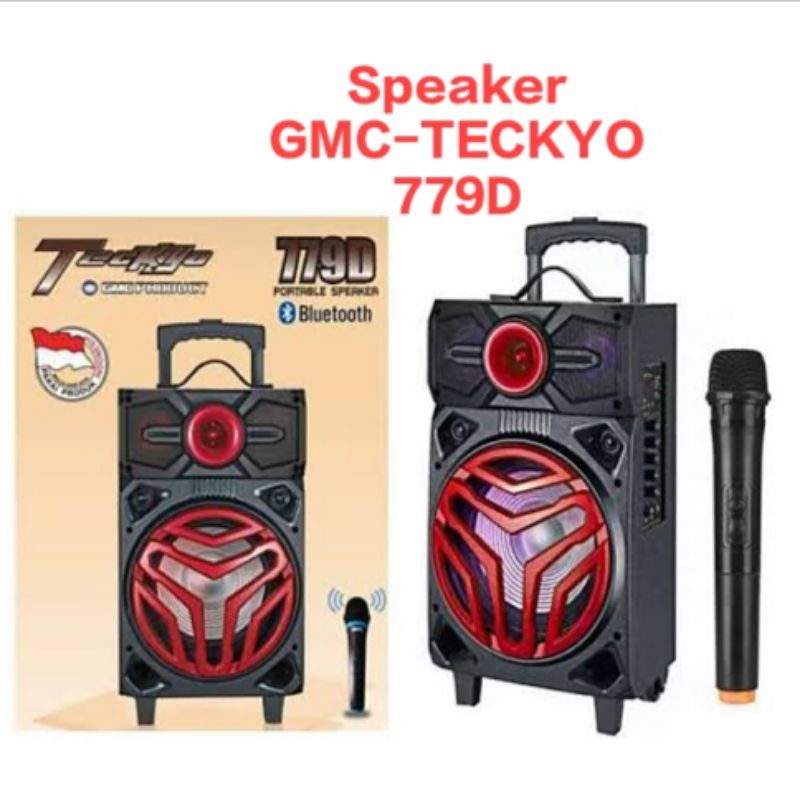Speaker bluetooth portable GMC-TECKYO 779D