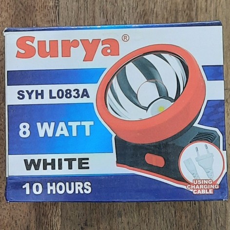 SURYA SYH 083A - Senter Kepala 8 Watt / Lampu Hiking