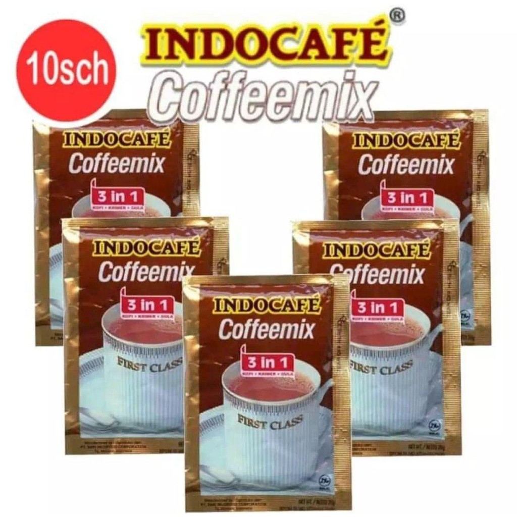 

indocafe coffeemix 3 in 1 / 1 renceng isi 10