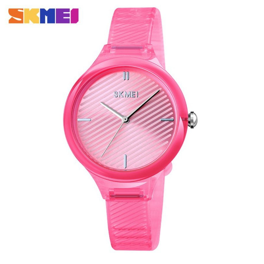 Jam Tangan Wanita SKMEI 1714 New Transparent Women Analog Quartz Watch