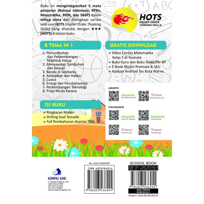 

Buku Asah Tematik Sd/Mi Kelas 3 Hots 8In1 (Kompas Ilmu)