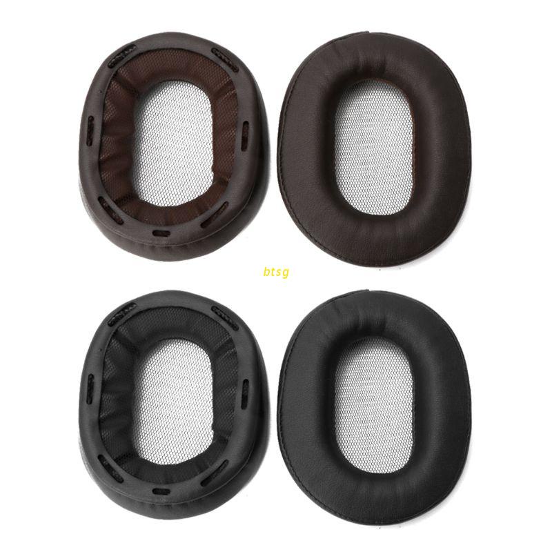 btsg Replacement Earpads Earmuff Cushion For SONY MDR-1R MK2 1RBT 1ADAC MDR-1A 1ABT Protein Softer Leather Ear Pad Earphone