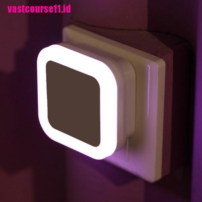 US Plug in LED Light Induction Sensor Control Bedside Lamp Bedroom Night Light