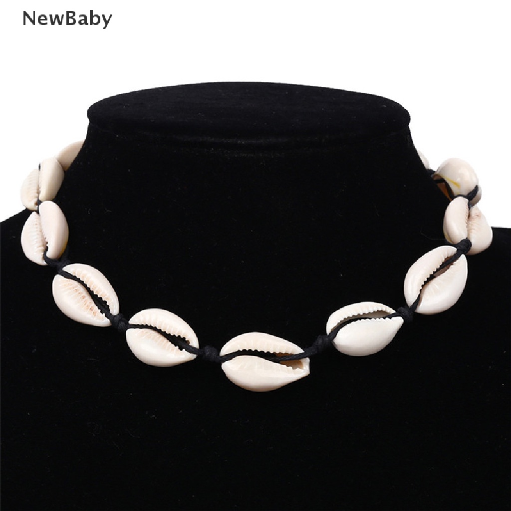 NewBaby Bohemian Sea Shell Conch Pendant Necklace Collar Choker Beach Charm Jewelry ID
