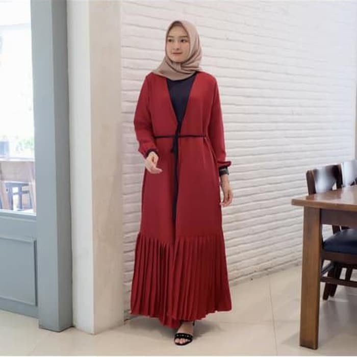 Dress Gamis Busui Elma Dress Baju Gamis Muslim Wanita