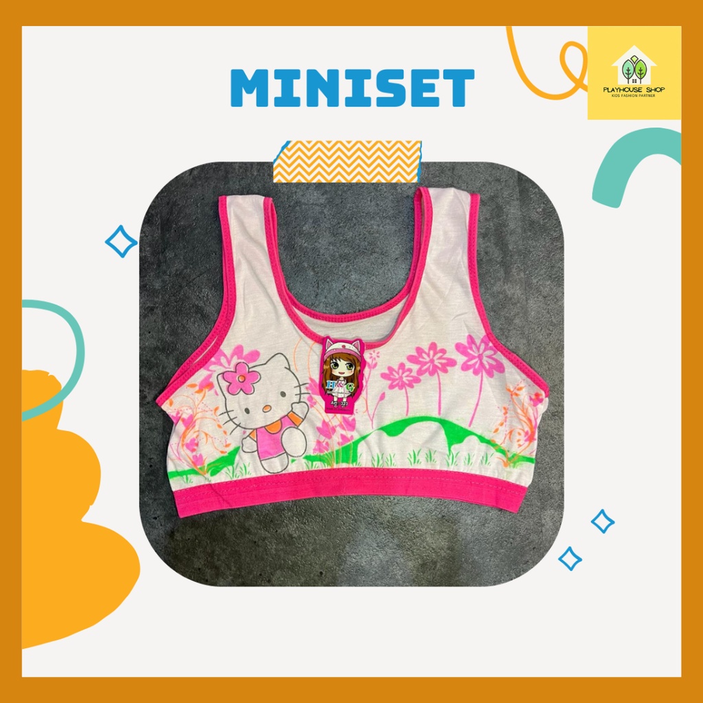 Miniset Baju Dalaman Anak Perempuan Step 1 Tali Besar