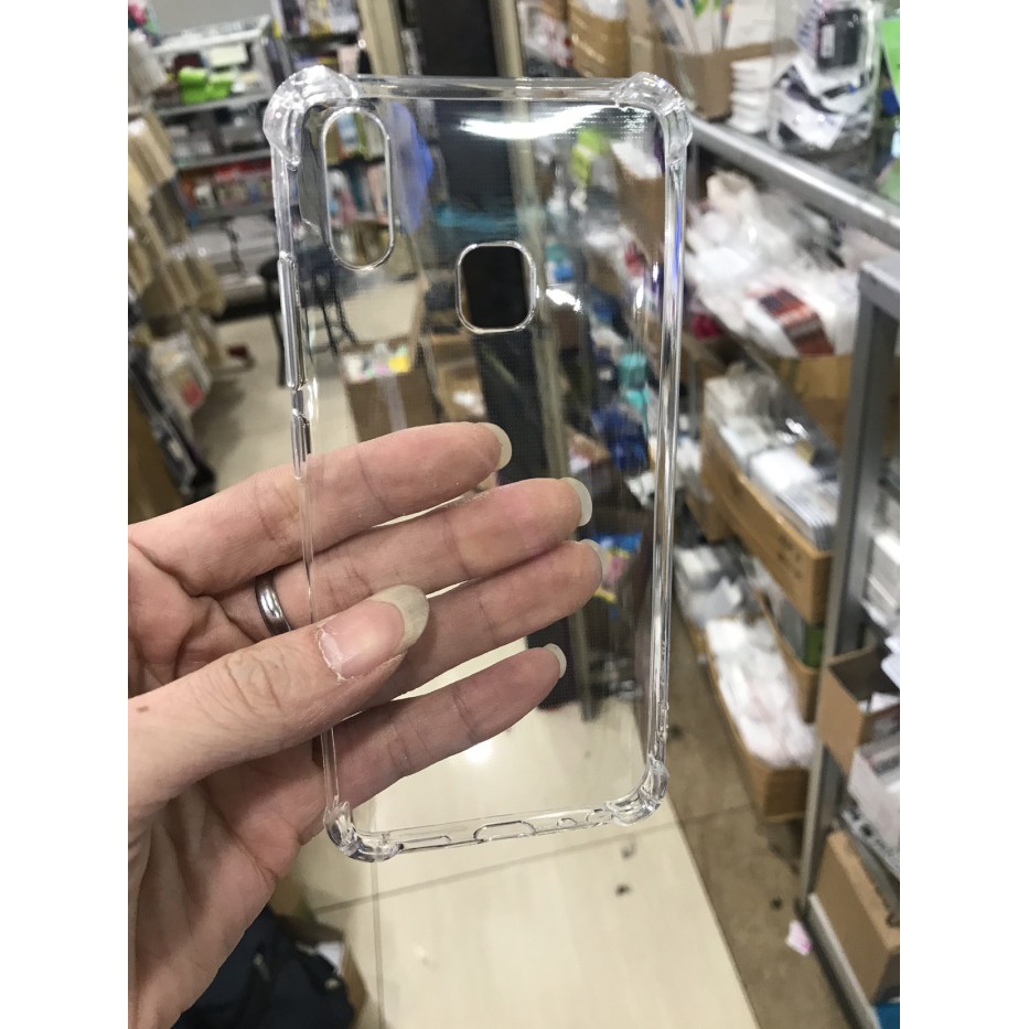 Anti crack softcase sarung kondom silikon bening vivo y91