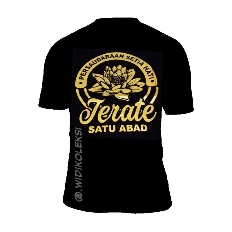 kaos sh teratai sablon lengan pendek