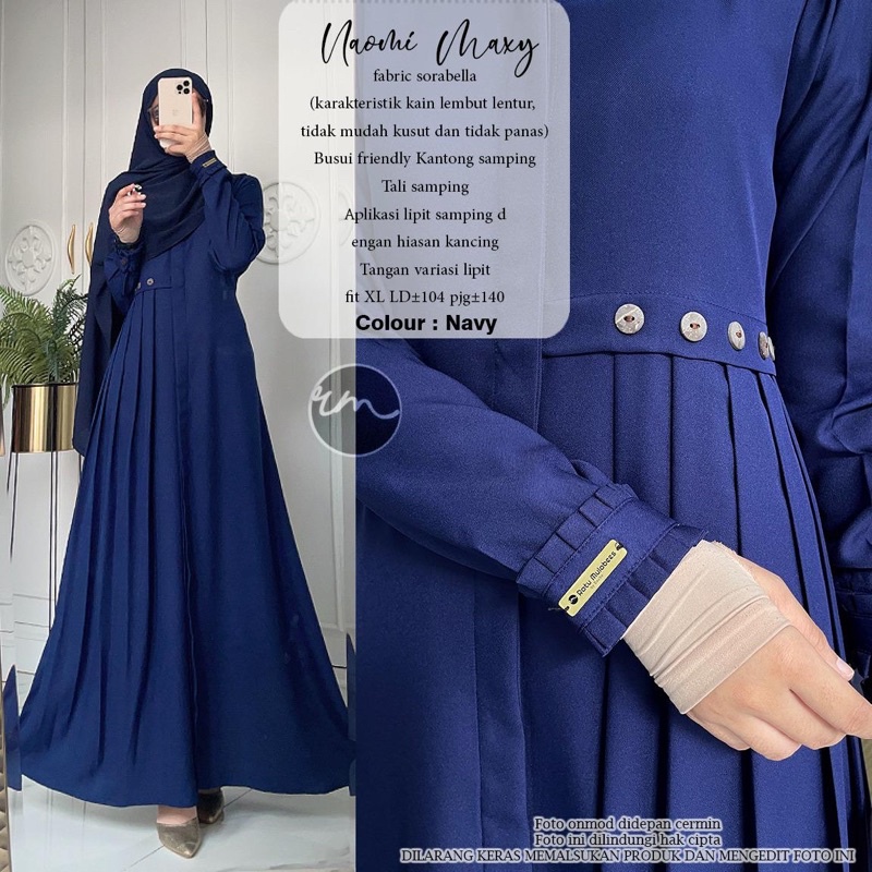ANGGRAINI ~ NEW PRODUCT ~ RATU MULABEES ~ NAOMI MAXY ORIGINAL PRODUCT BY RATU MULABEES ~ DRESS MUSLI