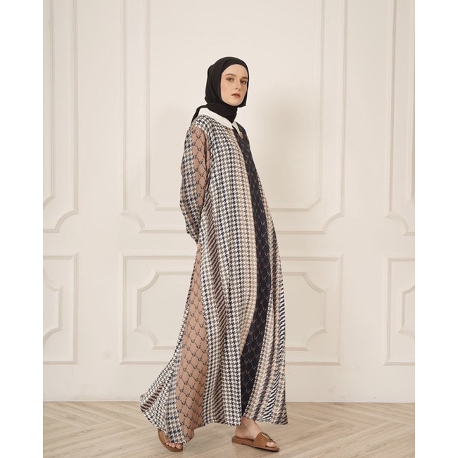 Rumaisha Maxi Dress Mocca by Vivizubedi [PRELOVED]