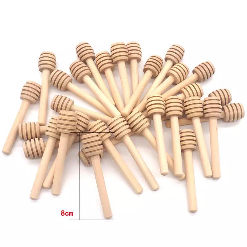 mini wood honey stick stir bar / sendok kayu madu kecil / wooden honey dripper