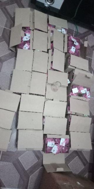 Souvenir Gelas Pernikahan Murah Unik Wedding Kemasan Paper Box, Gelas Doff Kode Ks-g-01