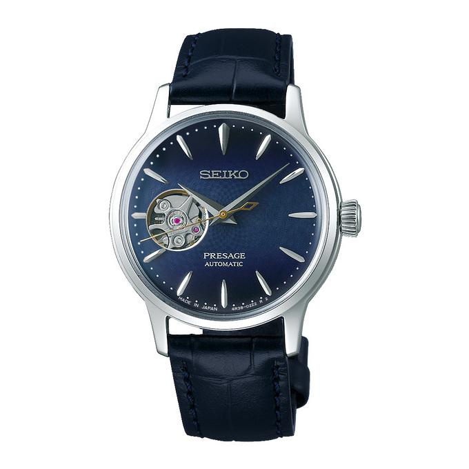 Jam Tangan Wanita Seiko Presage Automatic Black Leather SSA785J1 barang ada