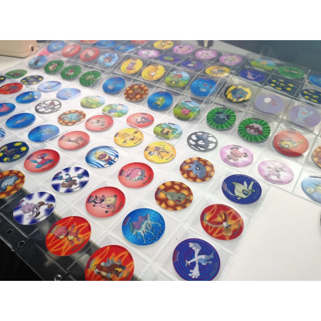 Tazos / Tajos Spin PVC Pokemon Indigo League (Pokemon Gen 2)