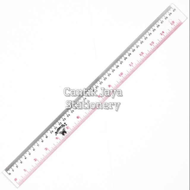 

Scale Ruler Penggaris Butterfly 40cm