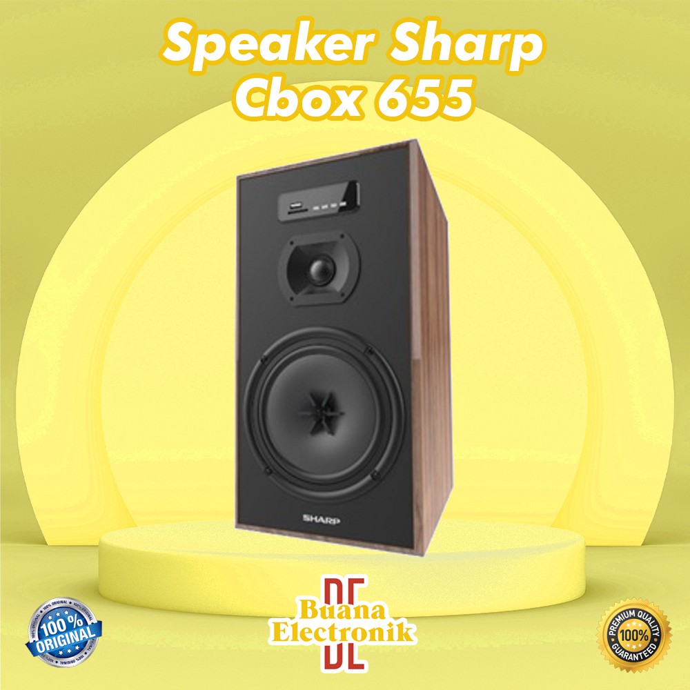 SPEAKER AKTIF SHARP CBOX 655 BLUETOOTH