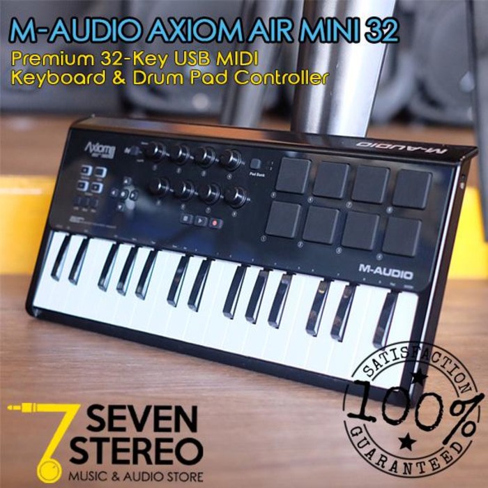 M Audio Axiom AIR Mini 32 | Premium 32-Key USB MIDI Keyboard Controller