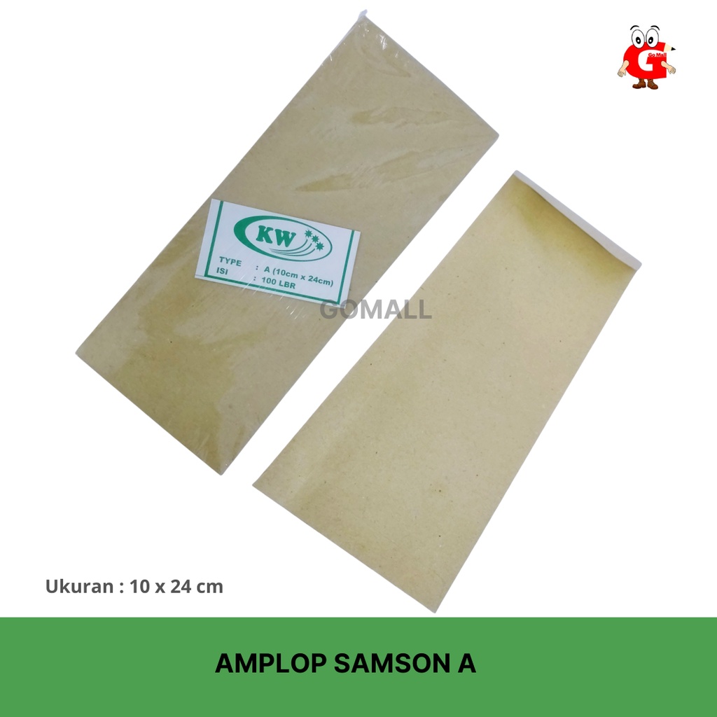 

Amplop Uang / Amplop Cokelat Samson A