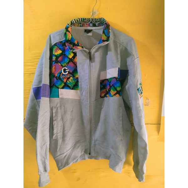 jaket vintage colorblock / vintage goldwin / colorblock murah / colorblock vintage second / jaket kl