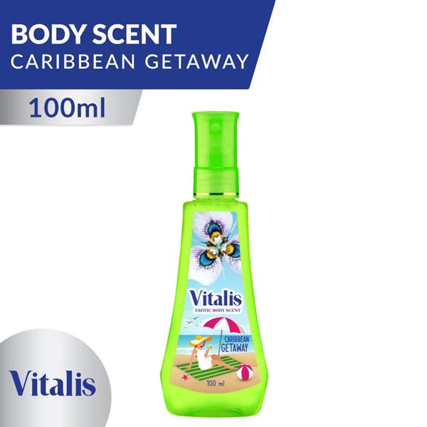 Vitalis Exotic Body Scent Switzerland Surprise | Caribbean Getaway | Tokyo Wonder 100ML