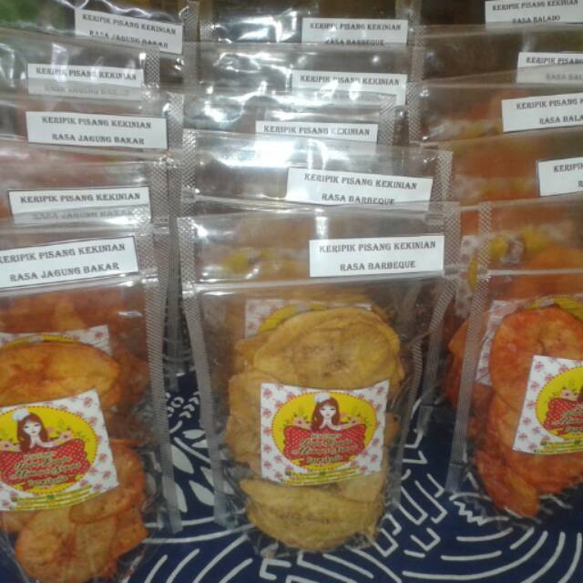 

Keripik pisang kekinian varian rasa
