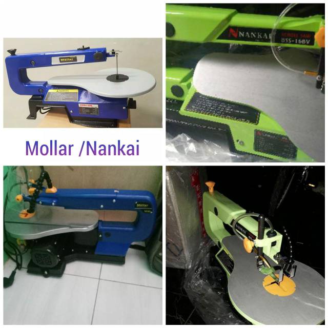 MOLLAR Scroll Saw Variable Speed Modern 16 Gergaji Figura dremel