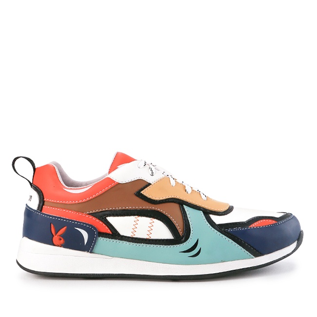 Playboy Sneakers Pria Manman In Orange