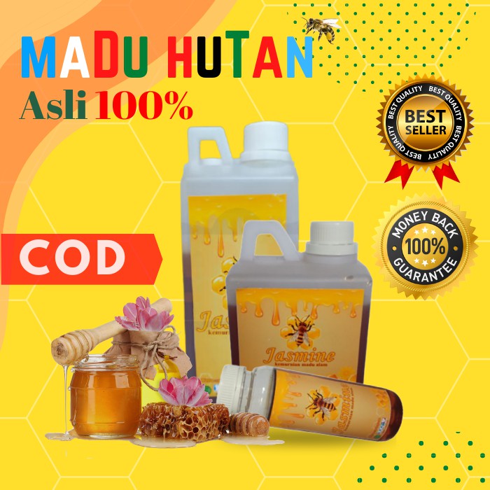 

(Paket Hemat ) Madu Asli Murni Madu Hutan Asli 100% 1kg 500gr 300gr