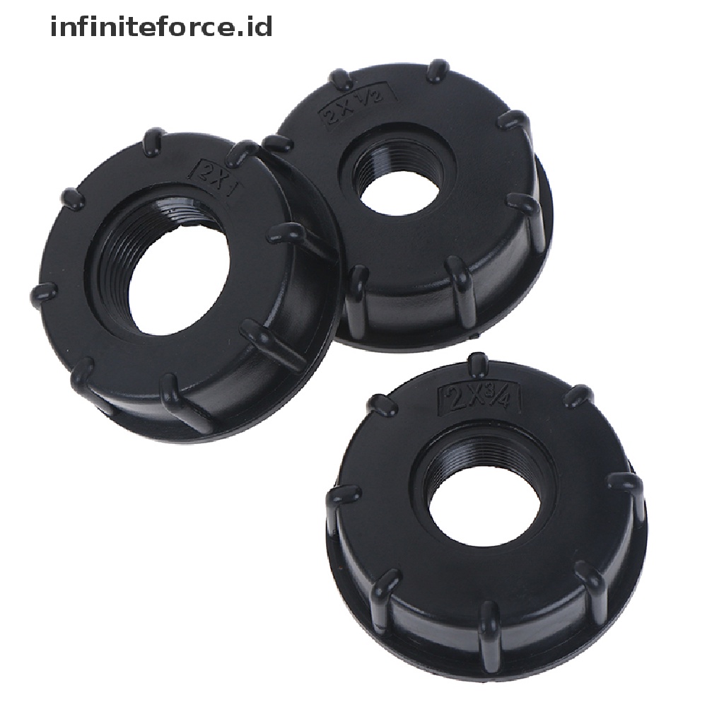 (Infiniteforce.Id) Adapter Konektor Katup Tangki Air Ibc 1 / 2 &quot;3 / 4&quot;