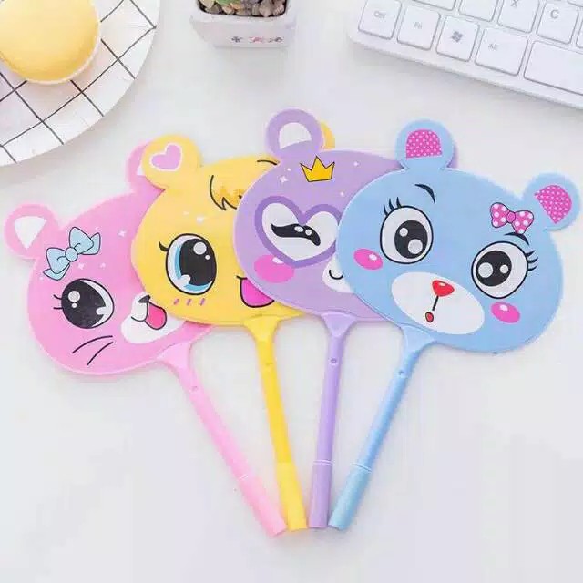 

pulpen kipas / pena kipas karakter kucu imut