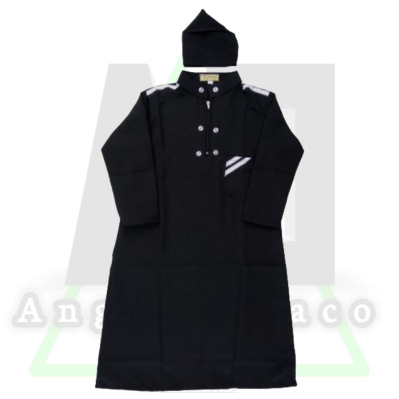Jubah Gamis Anak Laki-Laki Hitam / Jubah / Gamis / Jubah Gamis Anak / Jubah Gamis Anak Laki-Laki
