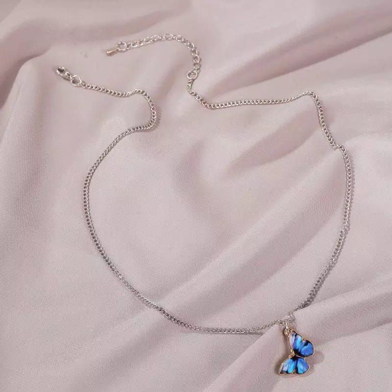 Kalung kupu cantik untuk wanita harga termurah di shopee / Kalung Butterfly untuk Wanita / BZO