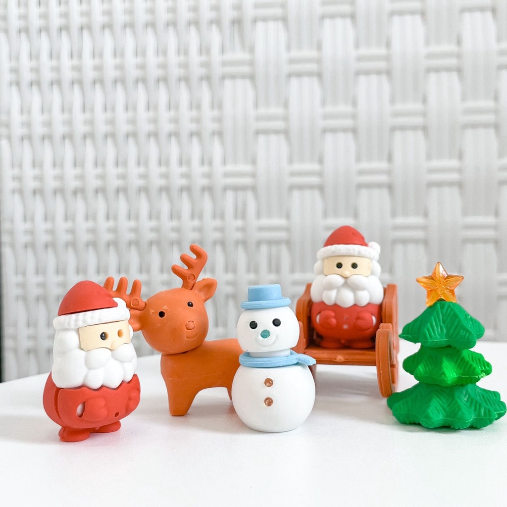 

PENGHAPUS NATAL 1 PAPAN SET 5 PCS UNIK LUCU ERASER HAPUSAN BERKUALITAS