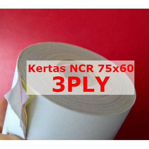 

Kertas NCR 3PLY 75 x 60 Struk Kasir 75x60 3 PLY