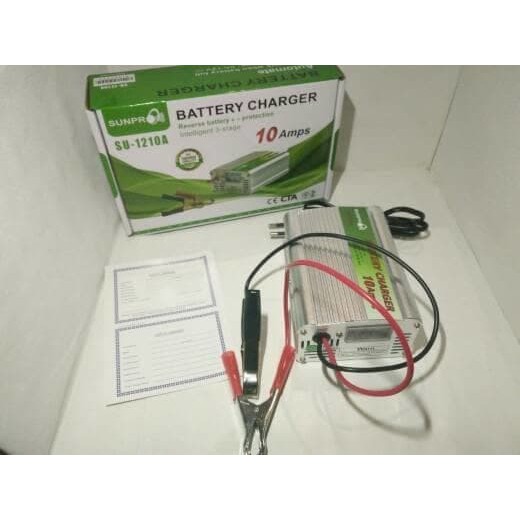Charger Aki 10Amper / Cas Aki Motor Mobil / Charger Accu Otomatis