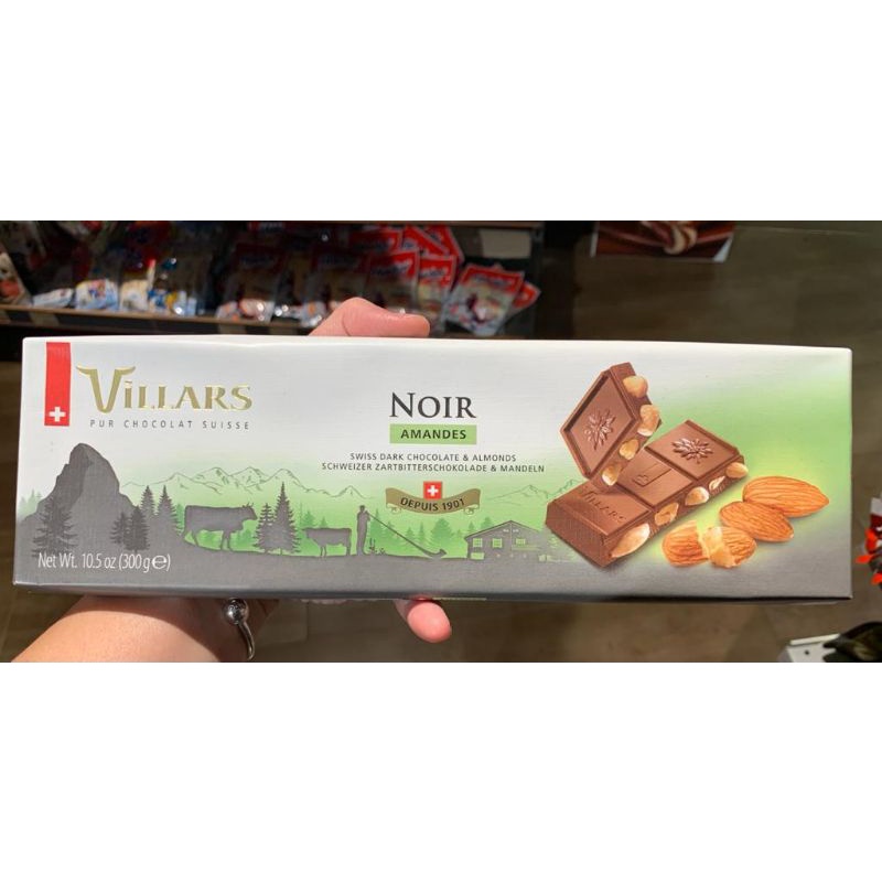 

Swiss dark chocolate and almond Villars