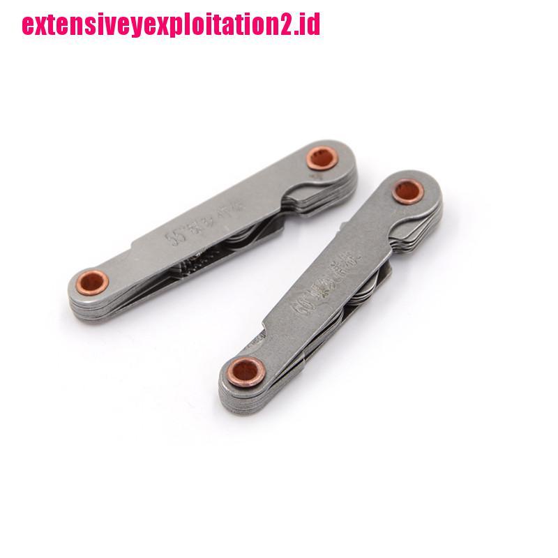 Alat Ukur Benang 55 Derajat Bahan stainless steel  Benang Rajut Aneka Warna