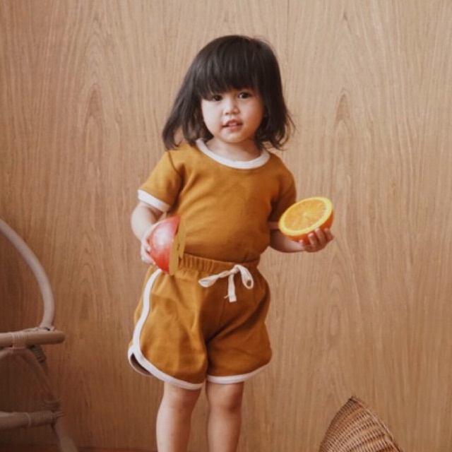 CLEARANCE SALE  SABINE AND HEEM Setelan Baju Anak Bayi Set Atasan Bawahan Kaos Balita SABINE & HEEM 