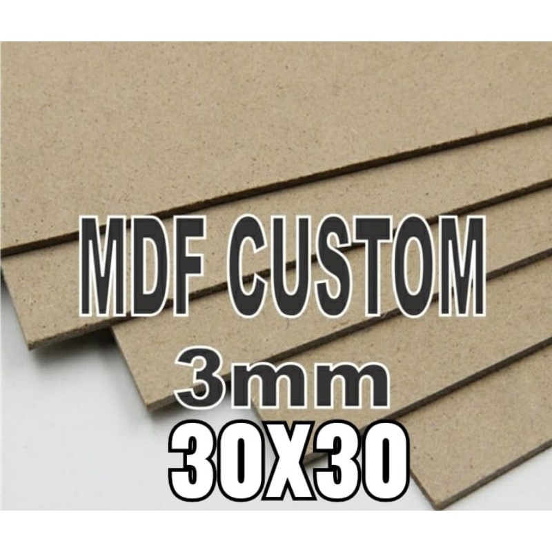 mdf 3mm 30*30