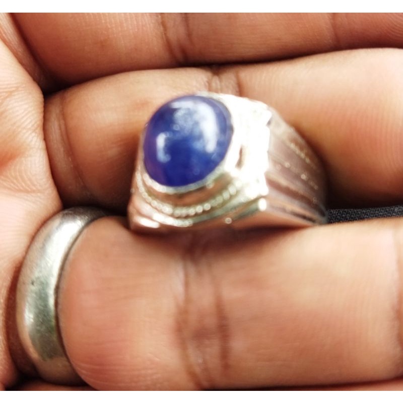 Natural Batu Blue Safir