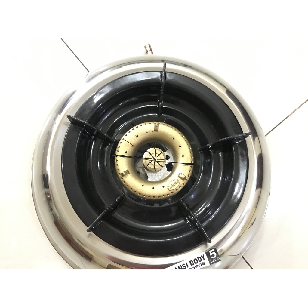 KOMPOR Gas LPG HOCK 1 TUNGKU STAINLESS STEEL KGB10MG / KGB 10 MG / Kompor Hock Mutiara Gold 100 MG