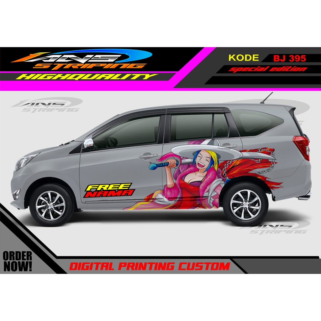 STIKER DECAL STICKER MOBIL SIGRA, AVANZA, DATSUN, ERTIGA / STIKER MOBIL / VARIASI STIKER MOBIL