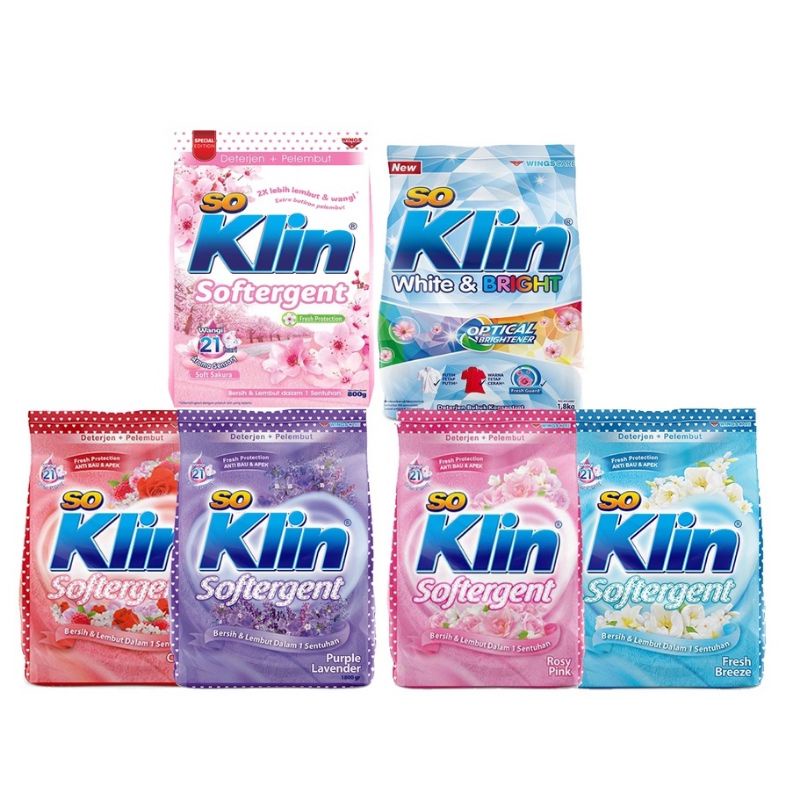 ✨ FSFF ✨ SO KLIN Softergent  Soklin Detergen Bubuk 5000