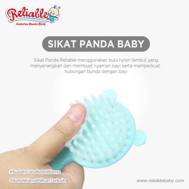 Sisir Bayi Sisir + Sikat Bayi Panda Reliable RAC 8818