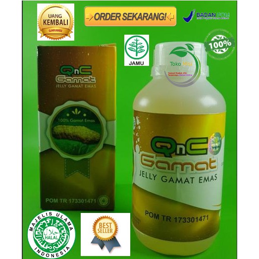 Obat DIABETES Gula Darah Tinggi Luka Diabetes Basah - Q N C Jelly Gamat ASLI ORIGINAL Teripang