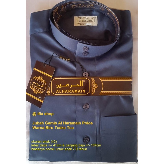 JUBAH GAMIS ARAB IMPOR AL HARAMAIN UKURAN 42 (ANAK-REMAJA)