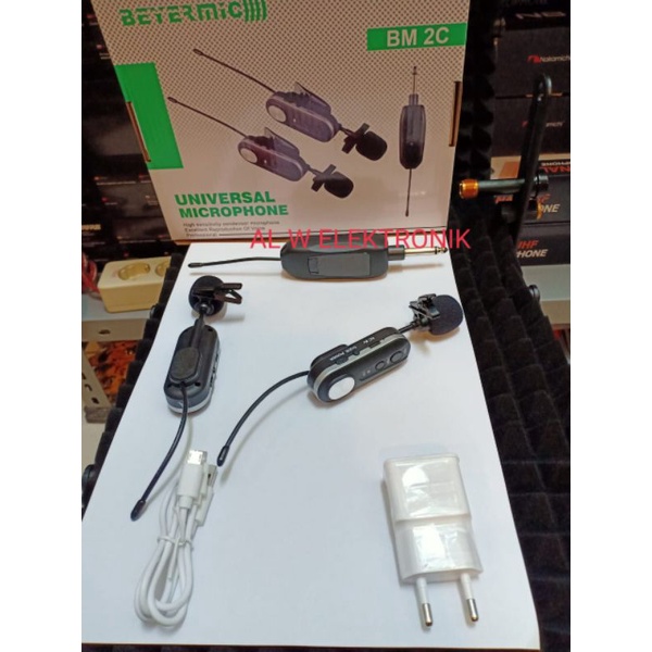 Mic clip on wireless kancing bayermic BM-2C original