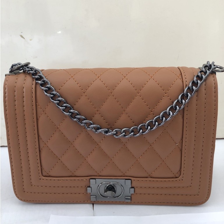 Channel Boy Super SuperKmart Promo Best Seller Tas Wanita Channel rantai tas import matte not jelly