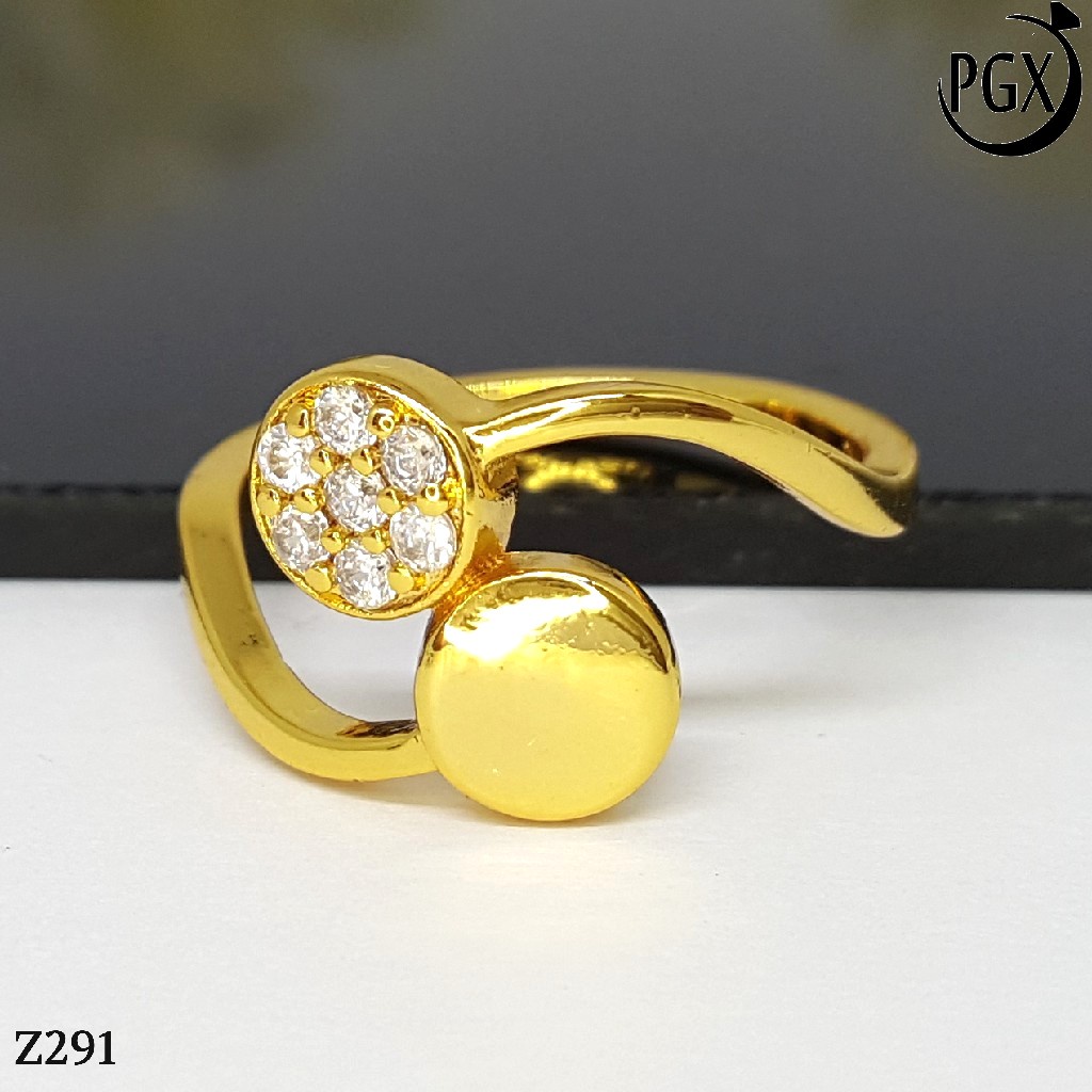 PGX Cincin Xuping Wanita Perhiasan Lapis Emas Aksesoris Fashion Premium - Z291